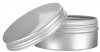 Silver Round Aluminum Jar, 150ml